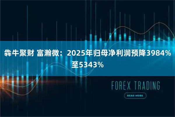 犇牛聚财 富瀚微：2025年归母净利润预降3984%至5343%
